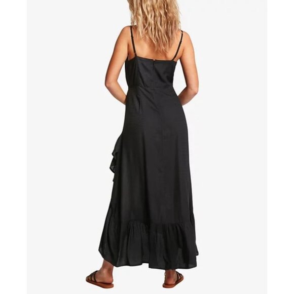 Volcom NWT That's My Type Maxi Dress in Black size XS - Picture 2 of 9